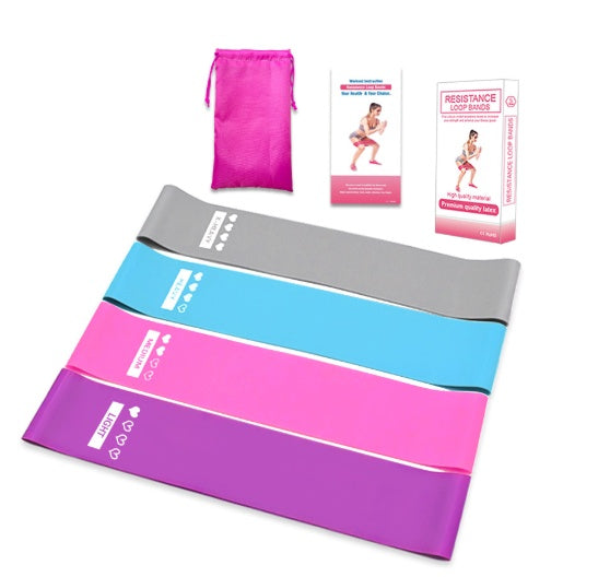 Flexiva Glute Band Set – 4 Resistance Levels for Full Control
