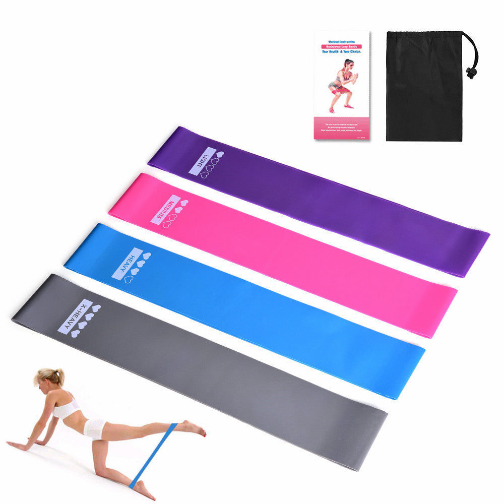 Flexiva Glute Band Set – 4 Resistance Levels for Full Control